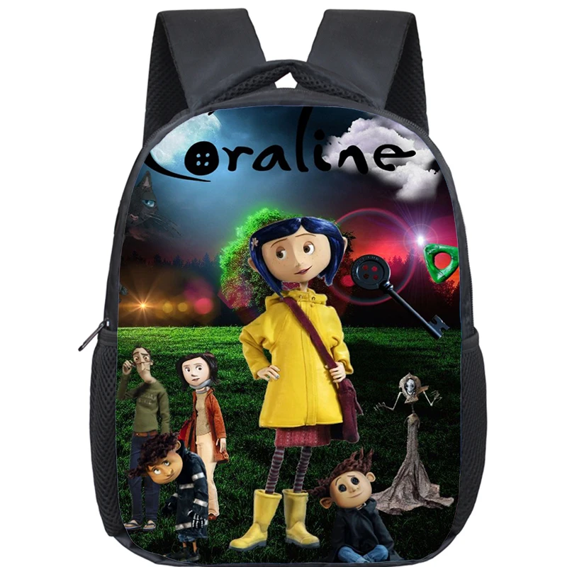 Movie Coraline Print School Backpack For Preschool Boys And Girls Kindergarten Backpack Toddler Cartoon Knapsack Kids Book Bags
Movie Coraline Print School Backpack For Preschool Boys And Girls Kindergarten Backpack Toddler Cartoon Knapsack Kids Book Bags