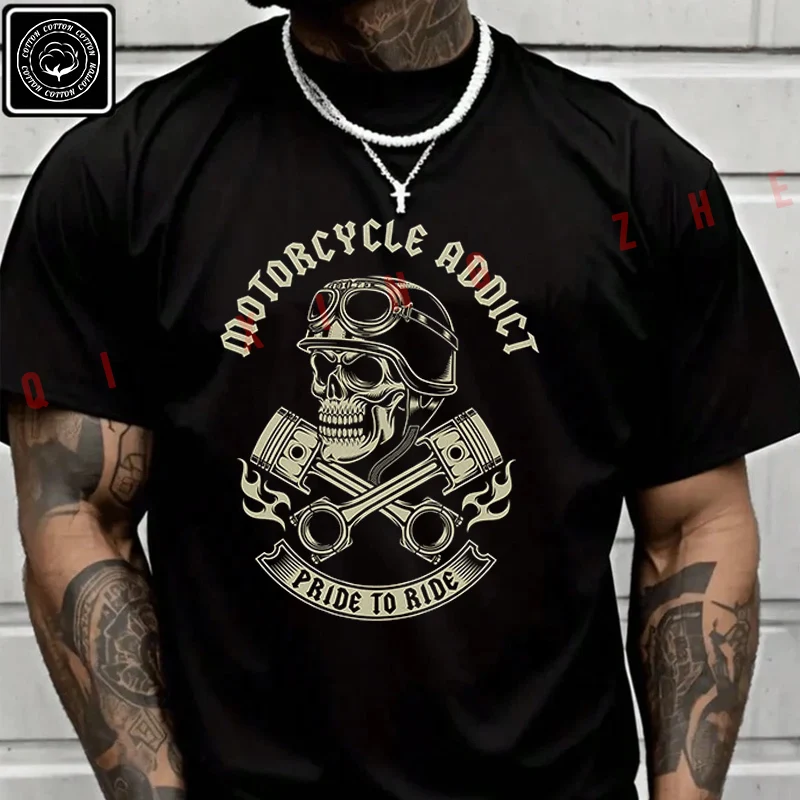 MOTORCYCLE ADDICT Pride To Ride T-Shirt Cotton Fans Men New Fashion Summer Short Sleeve Printing O-Neck T Shirt
MOTORCYCLE ADDICT Pride To Ride T-Shirt Cotton Fans Men New Fashion Summer Short Sleeve Printing O-Neck T Shirt