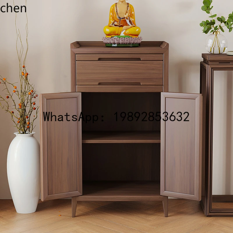 H3-31 solid wood with door incense modern simple god of wealth buddha table buddha table
H3-31 solid wood with door incense modern simple god of wealth buddha table buddha table