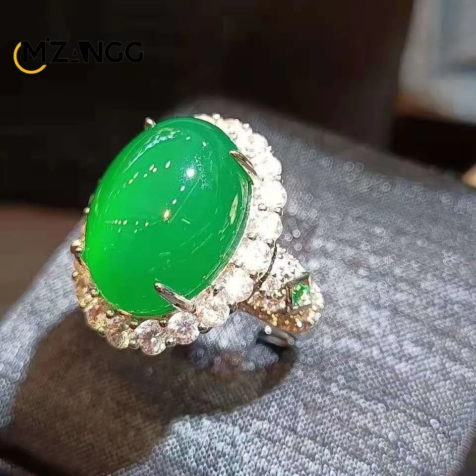 S925 Серебряное инкрустированное на заказ зеленое халцедонное яйцо лапша Кольцо премиум класса зеленый агат нефритовое кольцо фотоподарок
S925 Серебряное инкрустированное на заказ зеленое халцедонное яйцо лапша Кольцо премиум класса зеленый агат нефритовое кольцо фотоподарок
