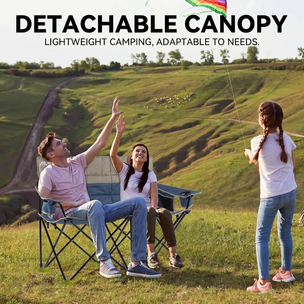 Двойной пляжный стул с навесом, походный стул с навесом, большой походный стул со съемной крышей, складной двухместный стул
Двойной пляжный стул с навесом, походный стул с навесом, большой походный стул со съемной крышей, складной двухместный стул