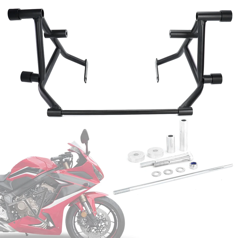 Crash Bar For Honda CBR650R CB650R 2019-2021 2022 2023 Motorcycle Stunt Cage Engine Guard Bumpers Fairing Frame Protector Balck
Crash Bar For Honda CBR650R CB650R 2019-2021 2022 2023 Motorcycle Stunt Cage Engine Guard Bumpers Fairing Frame Protector Balck