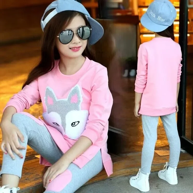 Teen Kids Girls Clothes Set Spring Autumn New T Jacket + Trousers Pants 2 PCS Children Clothing for Girls Clothes 6 8 10 12 Year
Teen Kids Girls Clothes Set Spring Autumn New T Jacket + Trousers Pants 2 PCS Children Clothing for Girls Clothes 6 8 10 12 Year