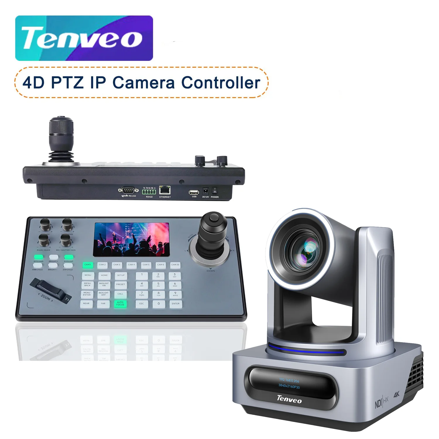 Tenveo Fast Delivery Conference PTZ Camera System 4D Joystick Keyboard Controller Church Video Conferencing Camera PTZ Broadcast
Tenveo Fast Delivery Conference PTZ Camera System 4D Joystick Keyboard Controller Church Video Conferencing Camera PTZ Broadcast