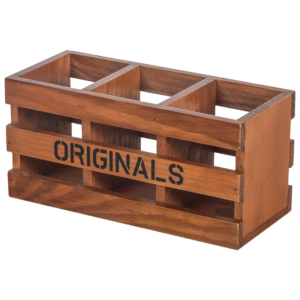 Wood Storage Box Retro Brown Desk ganizer Pens Pencils Remote Control Makeup Brush Holder Multi grid Compartment Lipstick Case
Wood Storage Box Retro Brown Desk ganizer Pens Pencils Remote Control Makeup Brush Holder Multi grid Compartment Lipstick Case