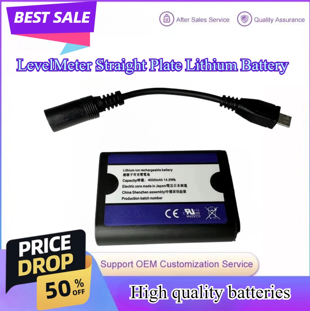 Rechargeable Battery for Bestwe 3D Level Meter Straight Plate Lithium Battery Laser 8 Line 12 Line Wall Sticker
Rechargeable Battery for Bestwe 3D Level Meter Straight Plate Lithium Battery Laser 8 Line 12 Line Wall Sticker
