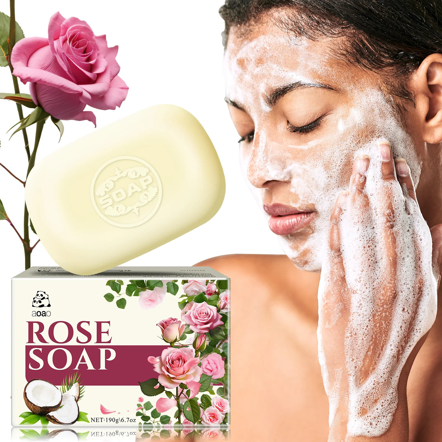 Rose cleansing soap bath soap hand washing cleansing soap moisturizing soap natural handmade essential oil soap.
Rose cleansing soap bath soap hand washing cleansing soap moisturizing soap natural handmade essential oil soap.