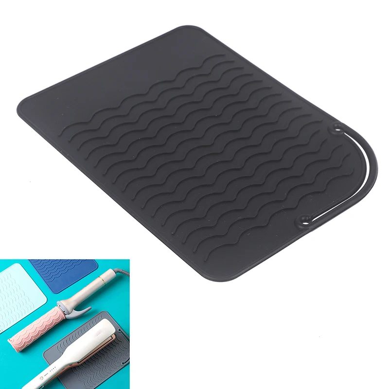Multi-function Non-slip Flat Silicone Heat Resistant Mat For Curling Iron Hair Straightener Travel Hair Styling Tool 
Multi-function Non-slip Flat Silicone Heat Resistant Mat For Curling Iron Hair Straightener Travel Hair Styling Tool