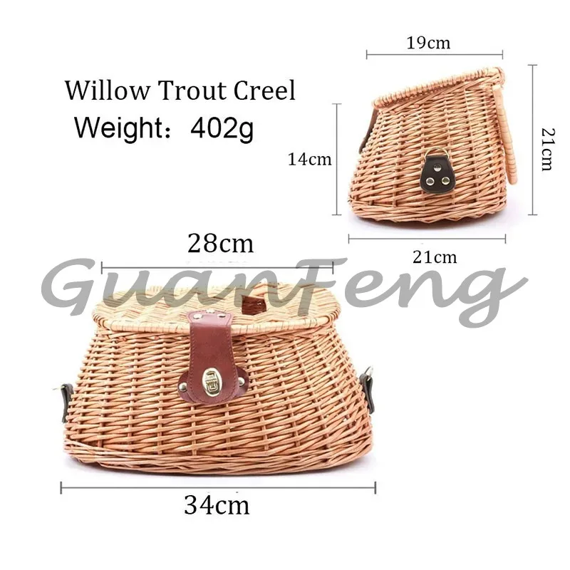 Hand-Woven Vine Fish Basket & Wooden Lidded Fishing Bucket - Traditional Fish Guarding Cage for Angling
Hand-Woven Vine Fish Basket & Wooden Lidded Fishing Bucket - Traditional Fish Guarding Cage for Angling