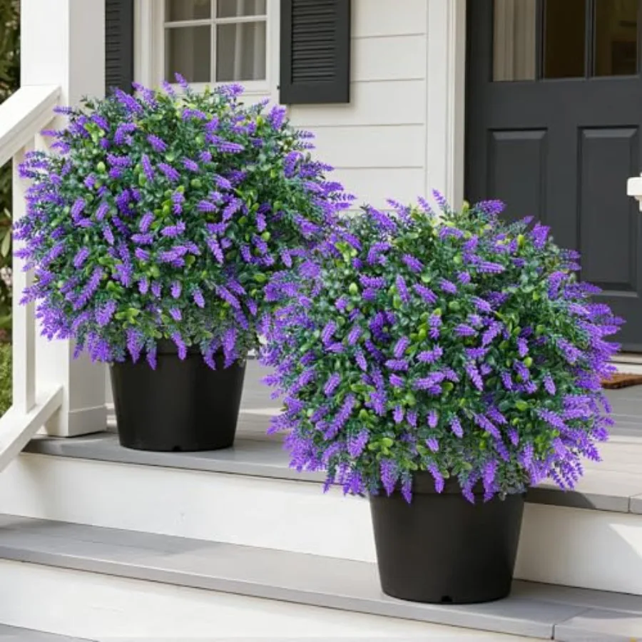 Artificial Topiary with, Set of 2 Artificial Shrub Bushes with Ground Spike, UV Resistant Fake Evergreen Plant Tree for Porch O
Artificial Topiary with, Set of 2 Artificial Shrub Bushes with Ground Spike, UV Resistant Fake Evergreen Plant Tree for Porch O