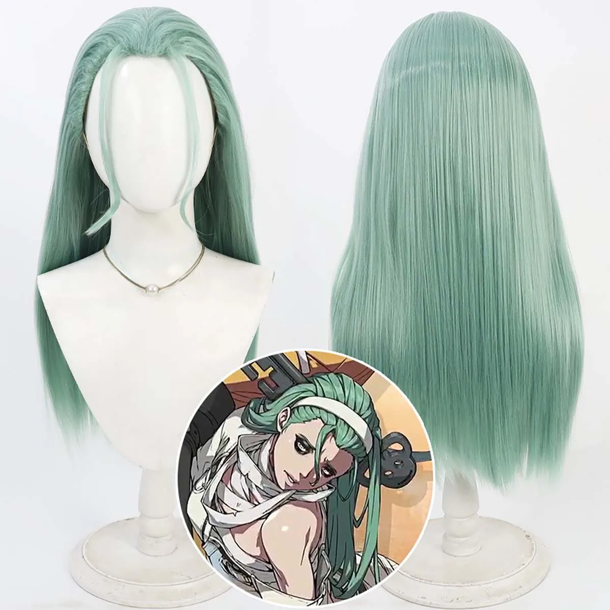 Guilty Gear Strive A.B.A ABA Cosplay Long Straight Green Heat Resistant Synthetic Hair Wig
Guilty Gear Strive A.B.A ABA Cosplay Long Straight Green Heat Resistant Synthetic Hair Wig