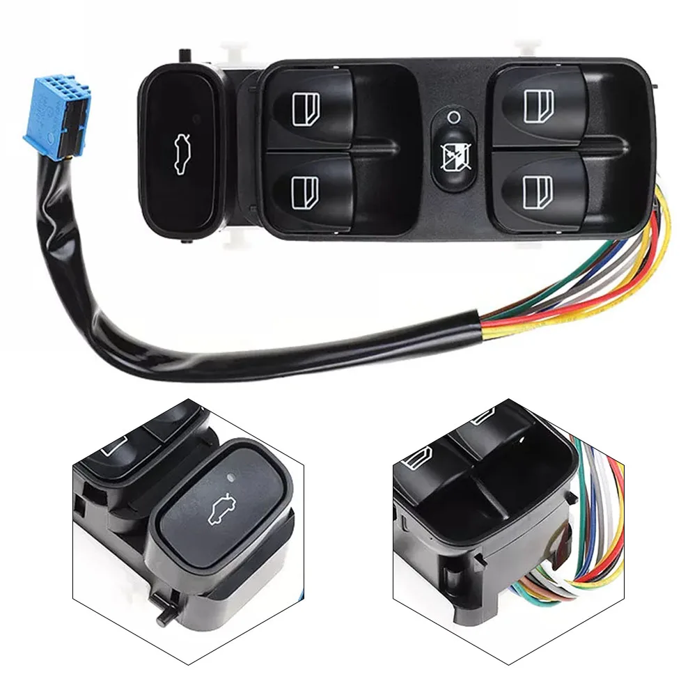 Master Window Switch for Mercedes for Benz C Class W203 Specifically Designed for C180 C200 C220 Reliable and Long lasting
Master Window Switch for Mercedes for Benz C Class W203 Specifically Designed for C180 C200 C220 Reliable and Long lasting