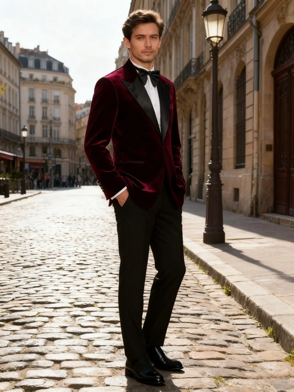 Handsome Notched Lapel Men Suit Set 2PCS 2026 Classic Velvet Men's Tuxedos Suit Classic Office Suit Men For Groom Suit Customize
Handsome Notched Lapel Men Suit Set 2PCS 2026 Classic Velvet Men's Tuxedos Suit Classic Office Suit Men For Groom Suit Customize