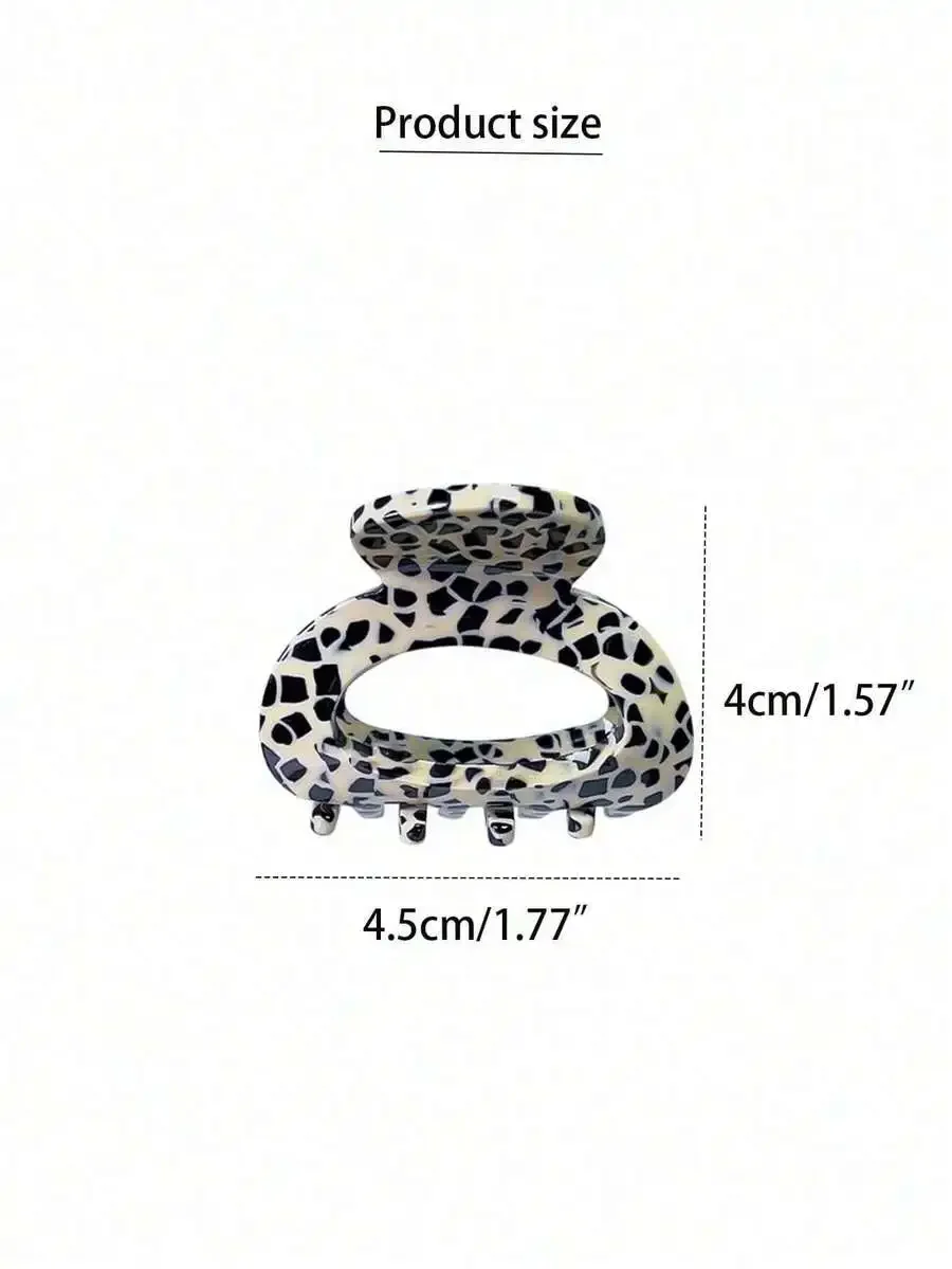 Retro Acrylic Hair Claw Clip Leopard Marble Pattern Non-Slip Fashion Accessory For Women
Retro Acrylic Hair Claw Clip Leopard Marble Pattern Non-Slip Fashion Accessory For Women