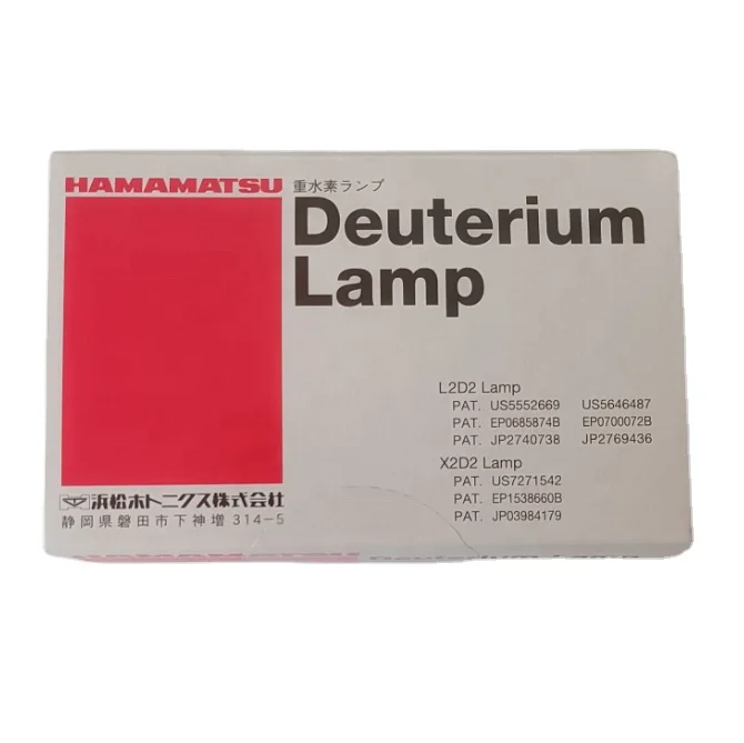 D2 UV - VIS Spectrophotometer Hamamatsu L2D2 L6999-52 ThermoFisher 6074.1110 Deuterium Lamp Bulb Instrument Parts
D2 UV - VIS Spectrophotometer Hamamatsu L2D2 L6999-52 ThermoFisher 6074.1110 Deuterium Lamp Bulb Instrument Parts