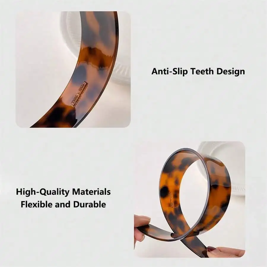 1.5 Inch Wide Tortoiseshell Plastic Non-Slip Retro Headband For Women
1.5 Inch Wide Tortoiseshell Plastic Non-Slip Retro Headband For Women