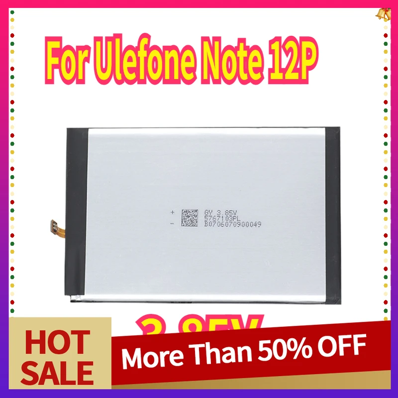 3.85V For Ulefone Note 12 Battery Mobile Phone Replacement High Quality Batteria For Ulefone Note 12P
3.85V For Ulefone Note 12 Battery Mobile Phone Replacement High Quality Batteria For Ulefone Note 12P