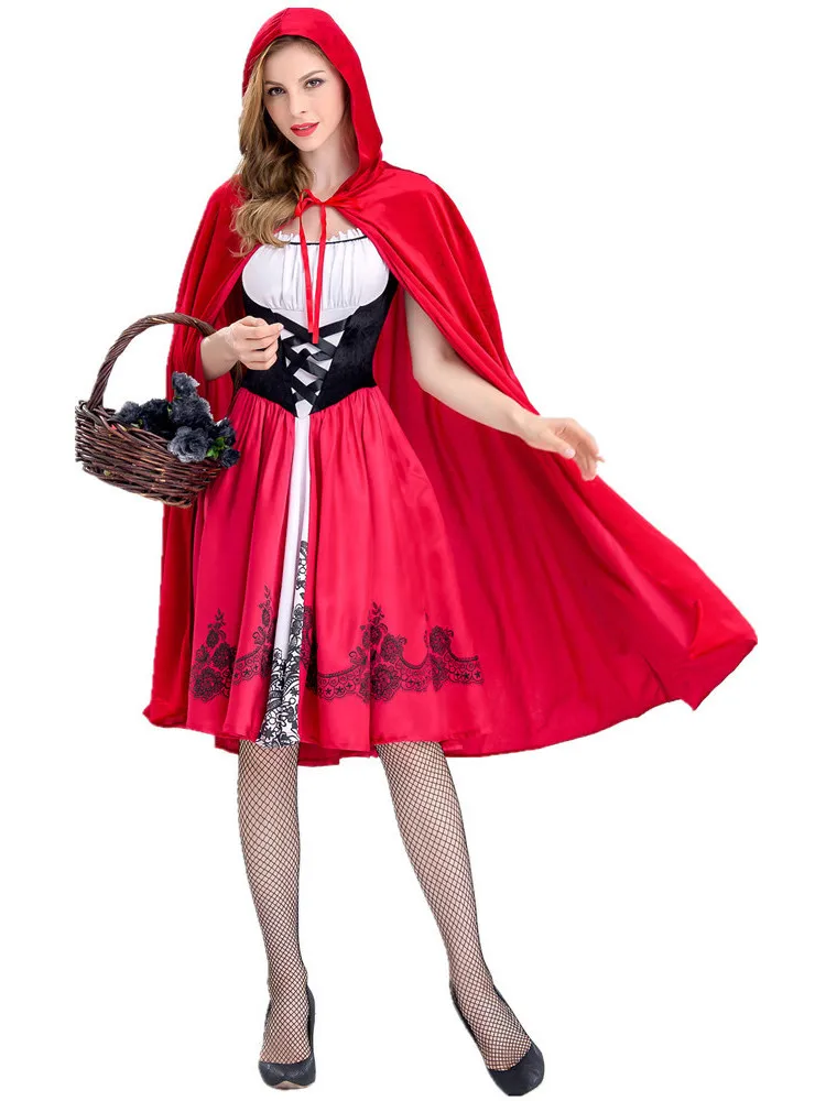 Halloween Little Red Riding Hood Christmas Cosplay Costume Women's Ethnic Stage Wear Chinese Manufacturer 2026 Autumn Season
Halloween Little Red Riding Hood Christmas Cosplay Costume Women's Ethnic Stage Wear Chinese Manufacturer 2026 Autumn Season