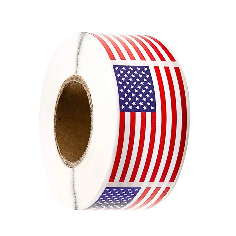 US Flag Stickers 1.2x2inch Patriotic 4th Of July Decal 250 Per Roll Independence Day Adhesive Clings For Motorcycle Bumper Walls
US Flag Stickers 1.2x2inch Patriotic 4th Of July Decal 250 Per Roll Independence Day Adhesive Clings For Motorcycle Bumper Walls