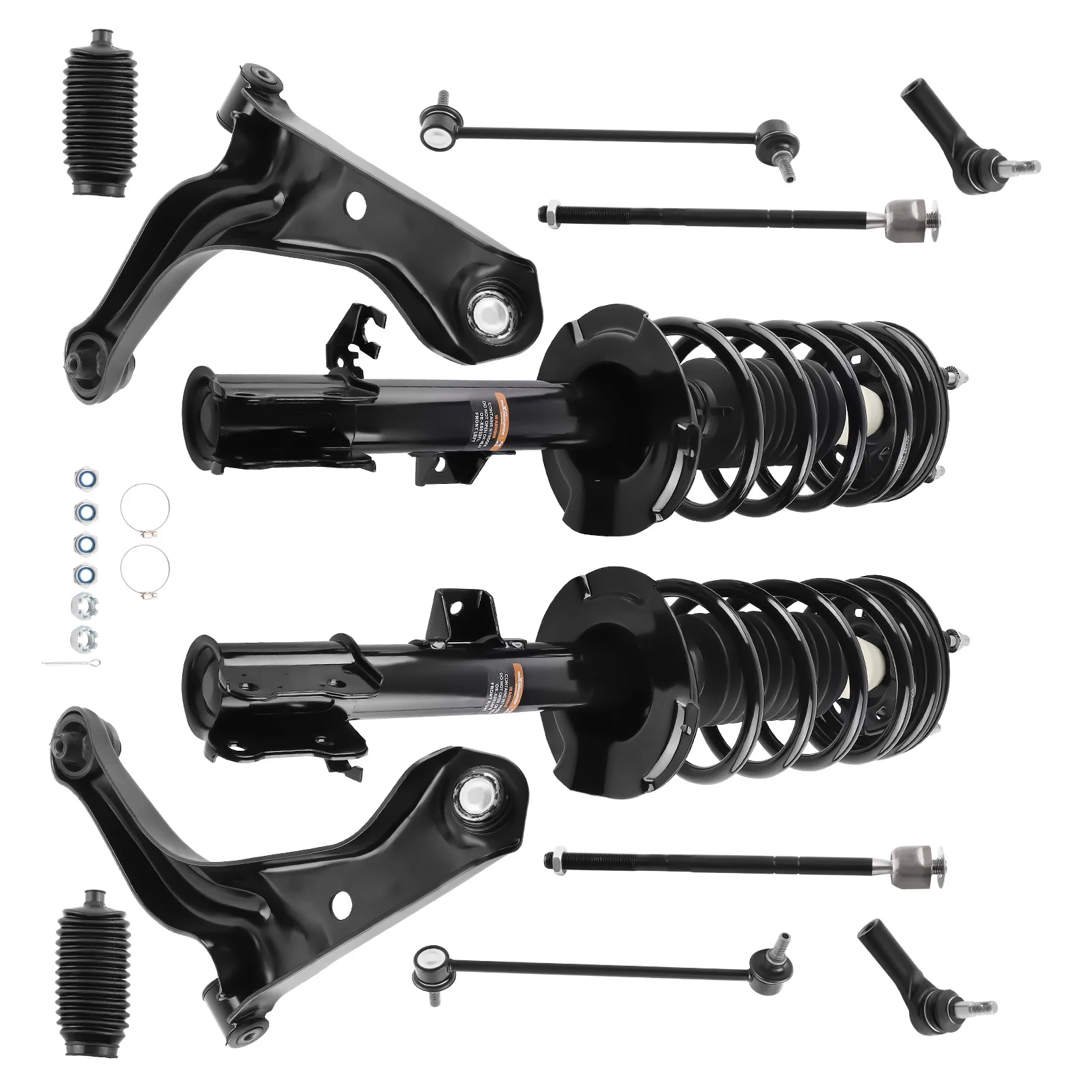 Front Struts w/Coil Spring + Control Arms for Ford Escape Mariner Tribute 2005-2009
Front Struts w/Coil Spring + Control Arms for Ford Escape Mariner Tribute 2005-2009