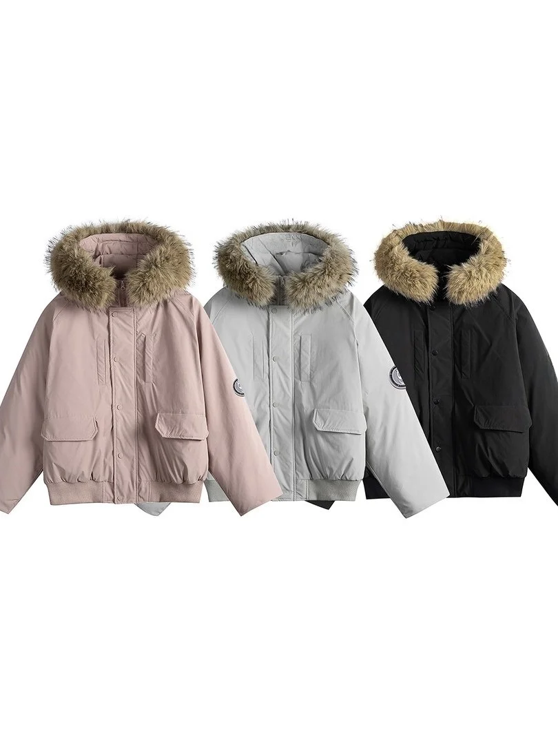 American High Street White Du down Hooded Puffer Jaet Men's Trendy Brand Winter Thi Warm Couple Parka Coat
American High Street White Du down Hooded Puffer Jaet Men's Trendy Brand Winter Thi Warm Couple Parka Coat