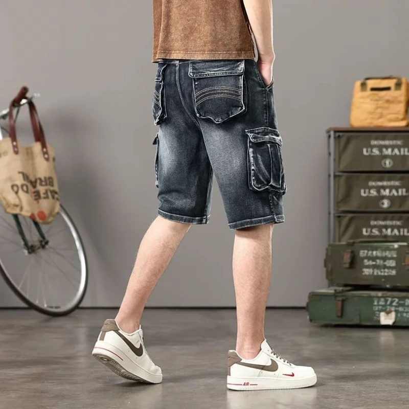 Men's Big and Tall Workwear Denim Shorts American Retro Style Multiple Pockets Summer Relaxed Fit
Men's Big and Tall Workwear Denim Shorts American Retro Style Multiple Pockets Summer Relaxed Fit
