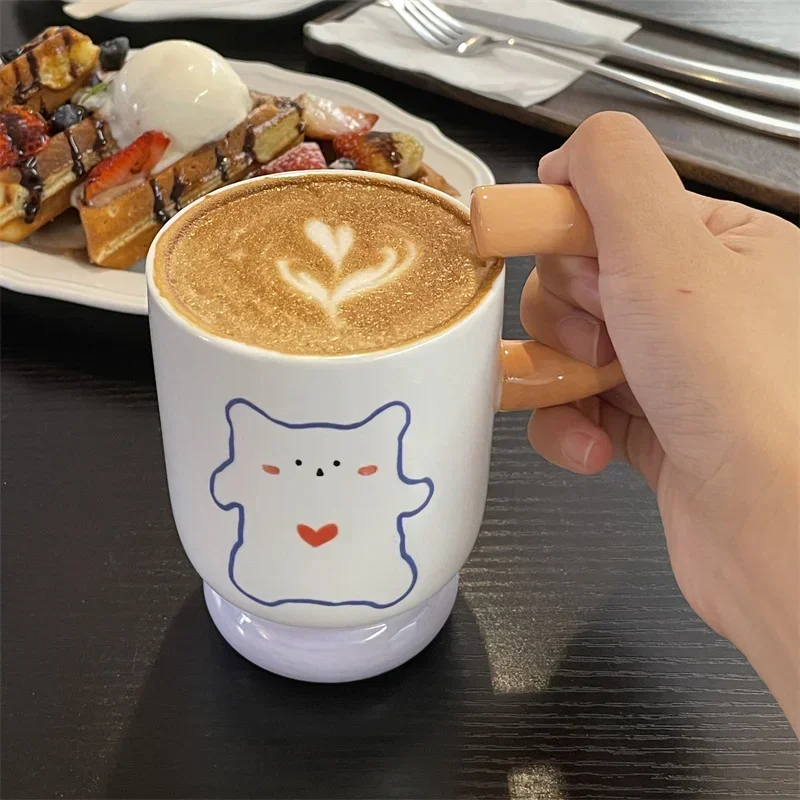Korean Style Ceramic Mug Cute Rabbit Bear Coffee Mug Household Tea Cup Milk Oatmeal Breakfast Juice Cup Drinkware Gifts
Korean Style Ceramic Mug Cute Rabbit Bear Coffee Mug Household Tea Cup Milk Oatmeal Breakfast Juice Cup Drinkware Gifts