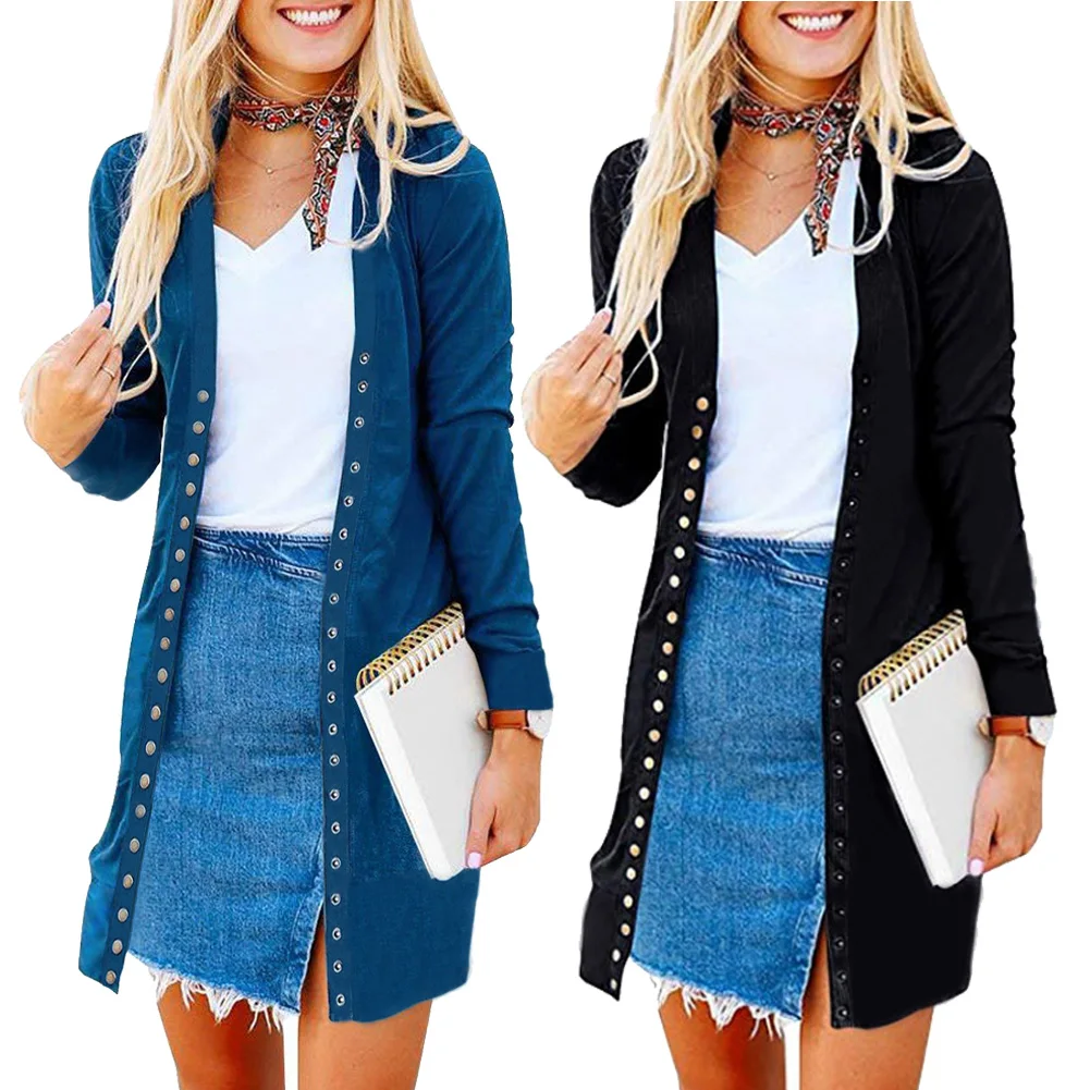 Spring Office Long Sleeve Top Slim Elegant Knitted Cardigan Women Autumn Fashion Single Breasted Outwear Thin Jacket Cardigans
Spring Office Long Sleeve Top Slim Elegant Knitted Cardigan Women Autumn Fashion Single Breasted Outwear Thin Jacket Cardigans