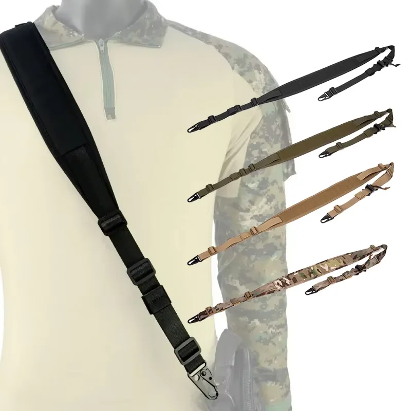 Hunting Rifle Tactical Sling Removable 2 Point Padded Combat Modular Shooting Equipment MC Strap Accessories for Outdoor Hunting
Hunting Rifle Tactical Sling Removable 2 Point Padded Combat Modular Shooting Equipment MC Strap Accessories for Outdoor Hunting