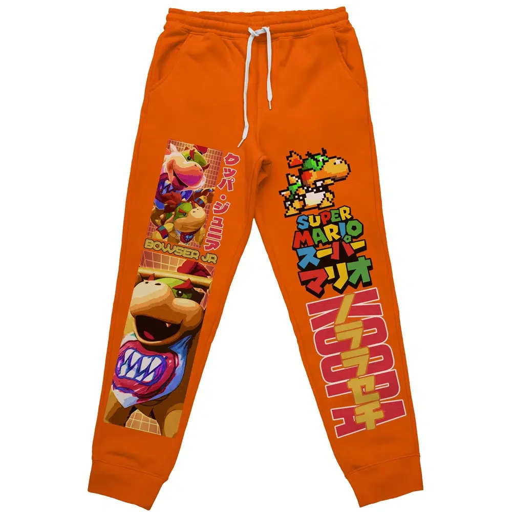 Men Women 2026 Bowser Jr Japanese Text Graphic Drawstring Sweatpants, Loose Fit Trendy Everyday Casual Fashion Clothes
Men Women 2026 Bowser Jr Japanese Text Graphic Drawstring Sweatpants, Loose Fit Trendy Everyday Casual Fashion Clothes