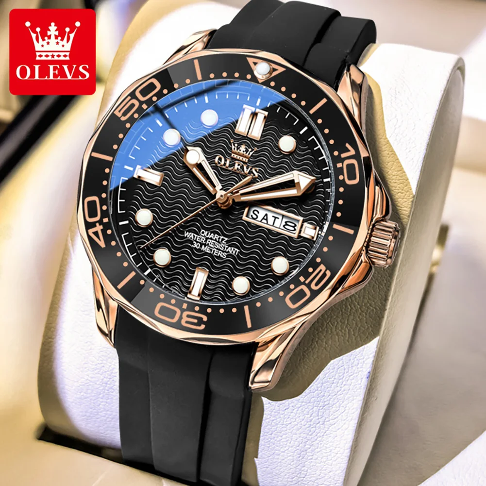 OLEVS 3738 Brand original authentic watches for man luxury Gift Box Steel band/silicone strap quartz men's watch
OLEVS 3738 Brand original authentic watches for man luxury Gift Box Steel band/silicone strap quartz men's watch