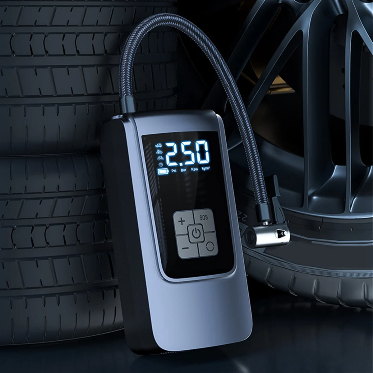 GET! Digital Display Air Compressor Tire Inflator Cordless for Car Bicycle Tire Air Pump Portable Inflation Pump C
GET! Digital Display Air Compressor Tire Inflator Cordless for Car Bicycle Tire Air Pump Portable Inflation Pump C