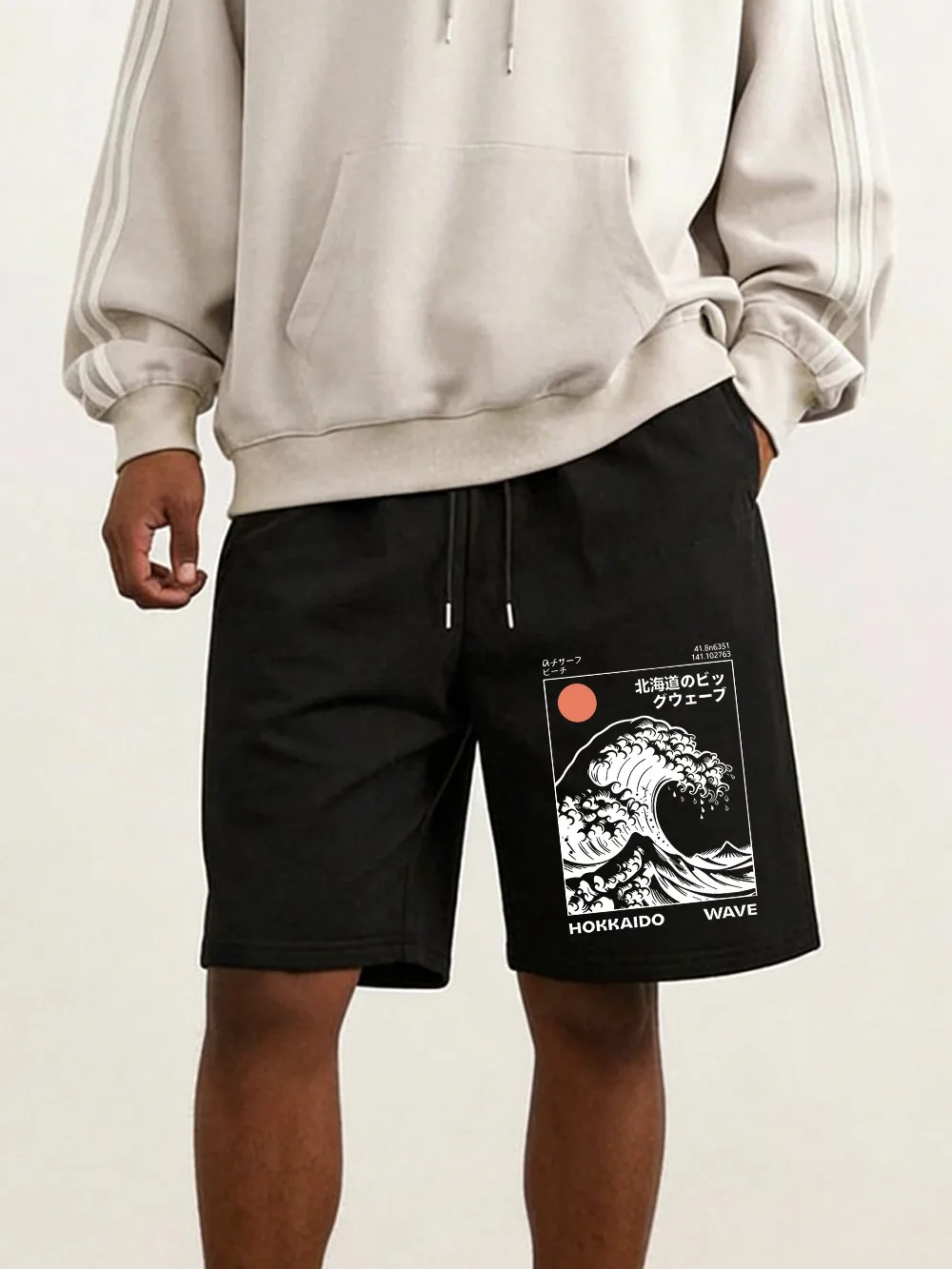 Japanese Hokkaido Waves Prints Pants Mens Basics High Waisted Wide Shorts Summer Oversized Pocket Shorts Casual Male Clothes
Japanese Hokkaido Waves Prints Pants Mens Basics High Waisted Wide Shorts Summer Oversized Pocket Shorts Casual Male Clothes