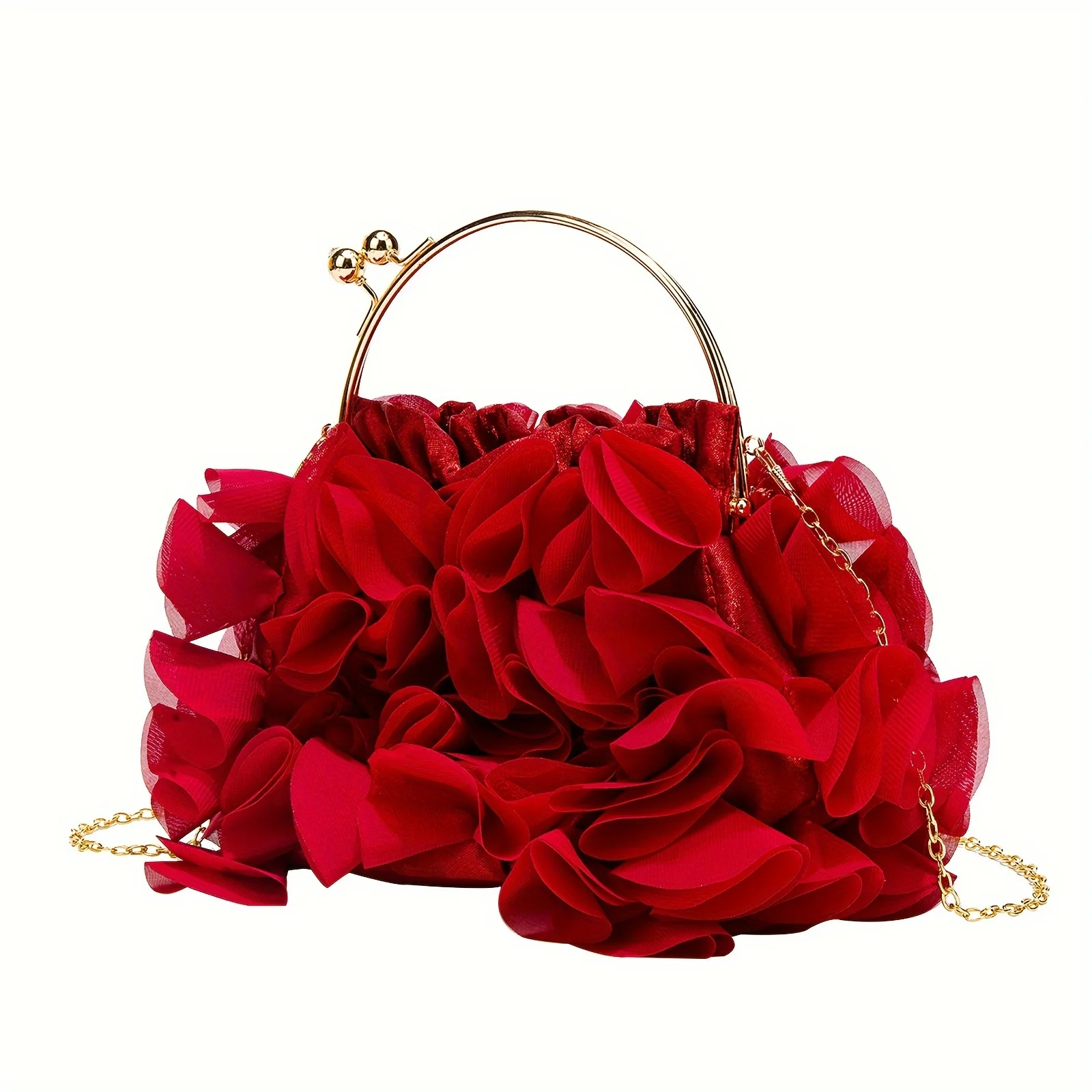 Elegant Floral Decor Dinner Bag, Classic Banquet Handbag, Women's Formal Clutch Purse For Wedding Party Prom
Elegant Floral Decor Dinner Bag, Classic Banquet Handbag, Women's Formal Clutch Purse For Wedding Party Prom