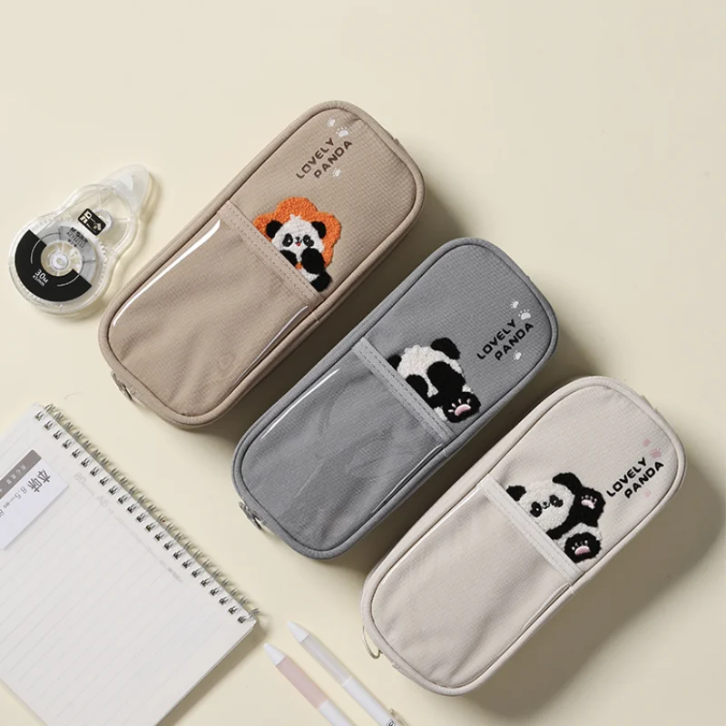 M&G Drop Shipping Cute Lovely Panda Double Layer Kawaii Multifunction Stationery Pen Storage Bag Pencil Pouch
M&G Drop Shipping Cute Lovely Panda Double Layer Kawaii Multifunction Stationery Pen Storage Bag Pencil Pouch
