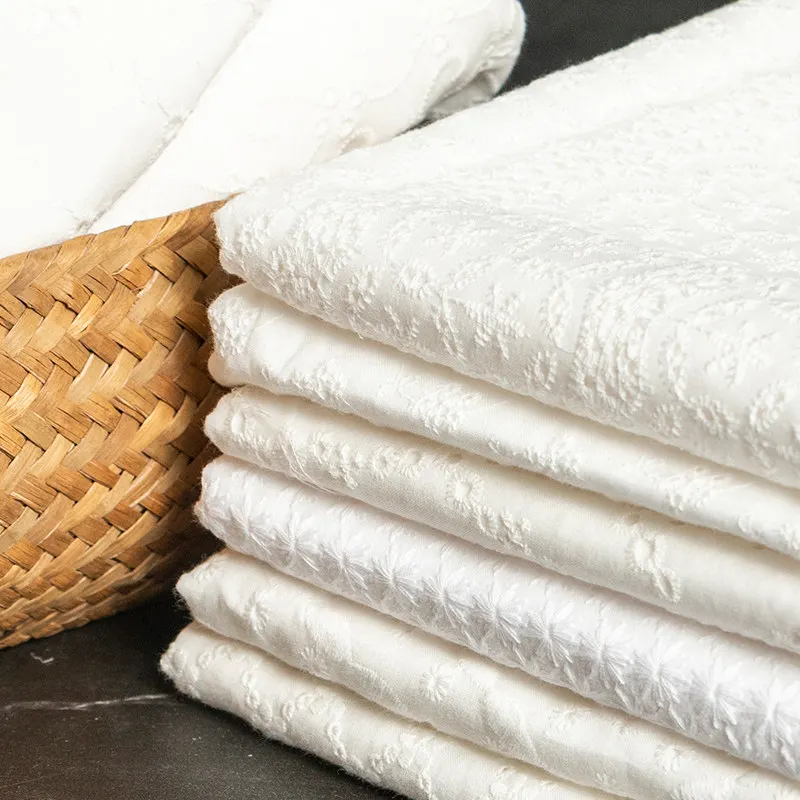 100/300/500CM White Cotton Embroidered Hollow Lace Fabric, Pure Cotton Material For Dress Skirt Apparel DIY Craft Decoration
100/300/500CM White Cotton Embroidered Hollow Lace Fabric, Pure Cotton Material For Dress Skirt Apparel DIY Craft Decoration