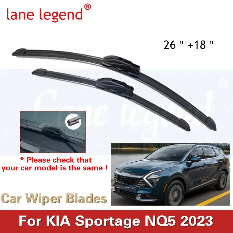 For Kia Sportage NQ5 2023 Windshield Windscreen Windows Front Wiper Blades Cutter Boneless Frameless Rubber Accessory U J Hook
For Kia Sportage NQ5 2023 Windshield Windscreen Windows Front Wiper Blades Cutter Boneless Frameless Rubber Accessory U J Hook