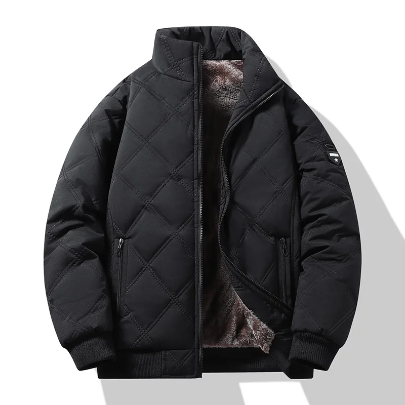 Winter Casual Padded Jacket Men's 2026 New Stand-up Collar Padded Jacket Piled and Thickened Padded Jacket Foreign Trade
Winter Casual Padded Jacket Men's 2026 New Stand-up Collar Padded Jacket Piled and Thickened Padded Jacket Foreign Trade