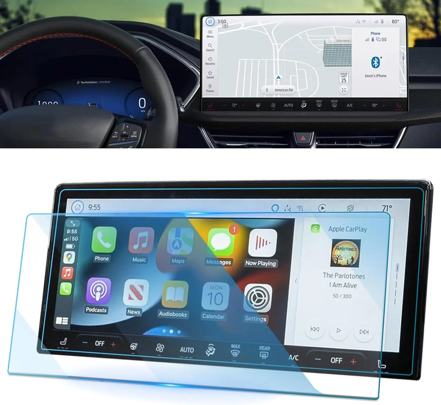 Tempered Glass Film For Ford Escape 2024 2023 12.3INCH LCD Touch Screen Navigation GPS Protection Accessories
Tempered Glass Film For Ford Escape 2024 2023 12.3INCH LCD Touch Screen Navigation GPS Protection Accessories