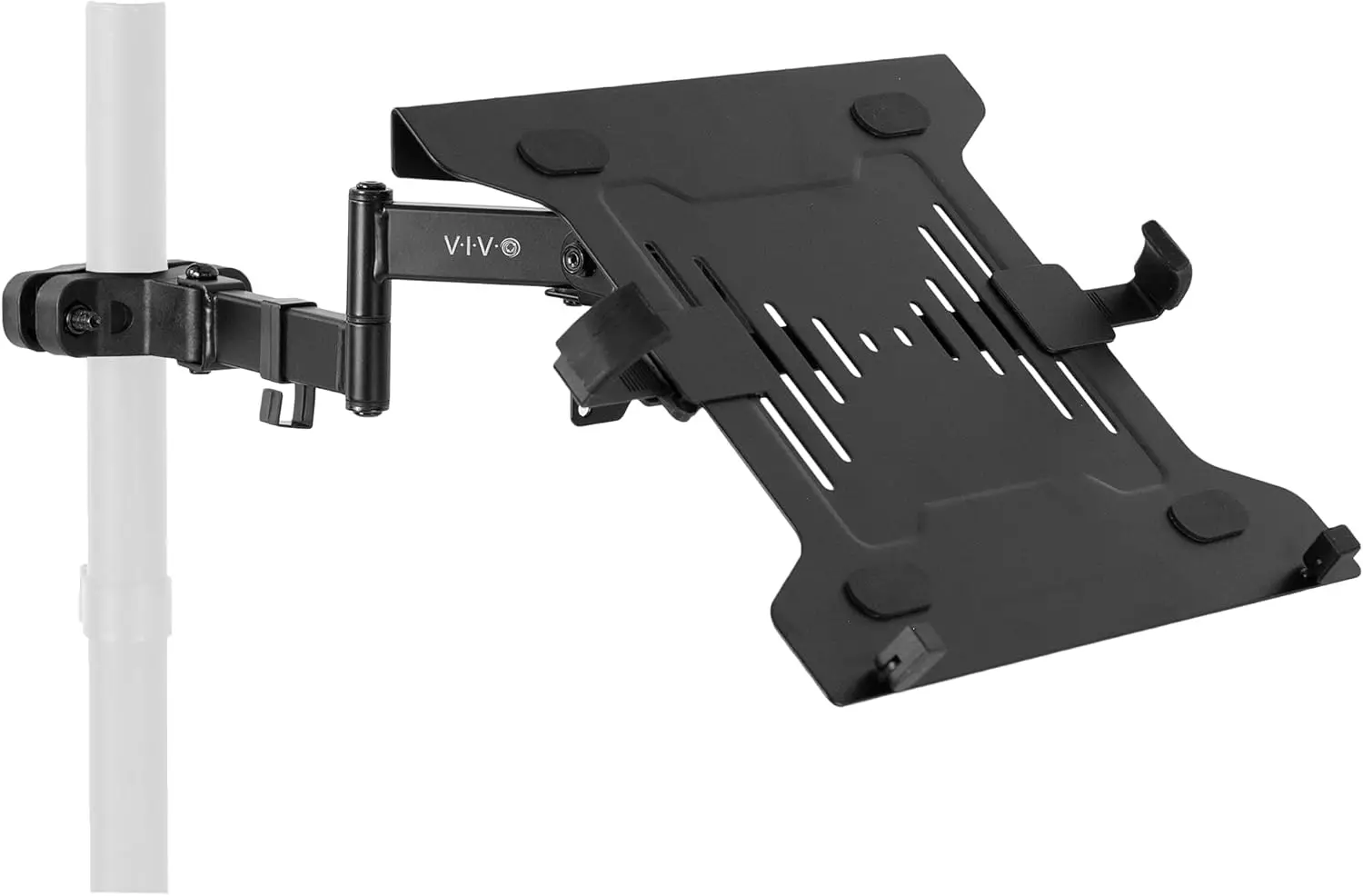 Universal Full Motion Pole Mount Laptop Holder Arm with Removable VESA Plate, Fits 10-15.6 Inch Laptops, Black
Universal Full Motion Pole Mount Laptop Holder Arm with Removable VESA Plate, Fits 10-15.6 Inch Laptops, Black
