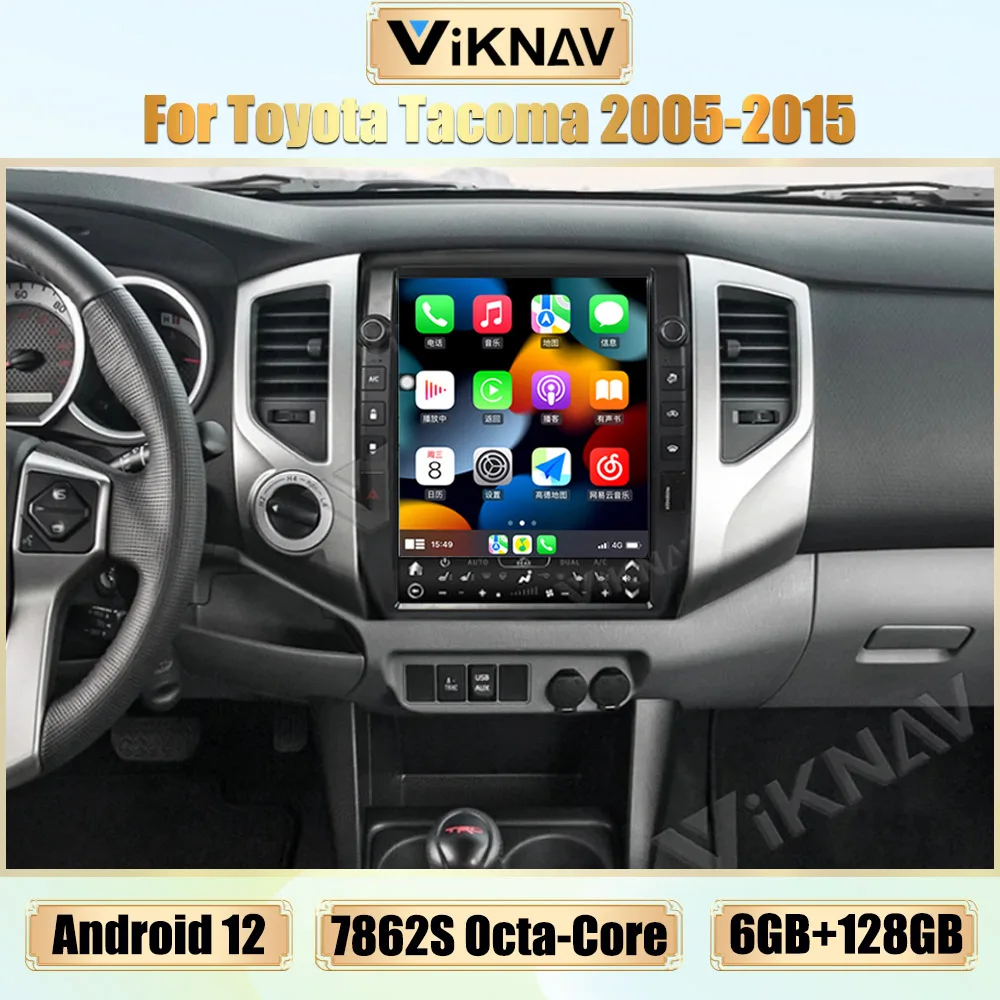 Автомобильный радиоприемник Android12 для Toyota Tacoma 2005-2015, Carplay, GPS-навигация, мультимедийный видеоплеер, 13-дюймовый сенсорный экран, головное устройство
Автомобильный радиоприемник Android12 для Toyota Tacoma 2005-2015, Carplay, GPS-навигация, мультимедийный видеоплеер, 13-дюймовый сенсорный экран, головное устройство
