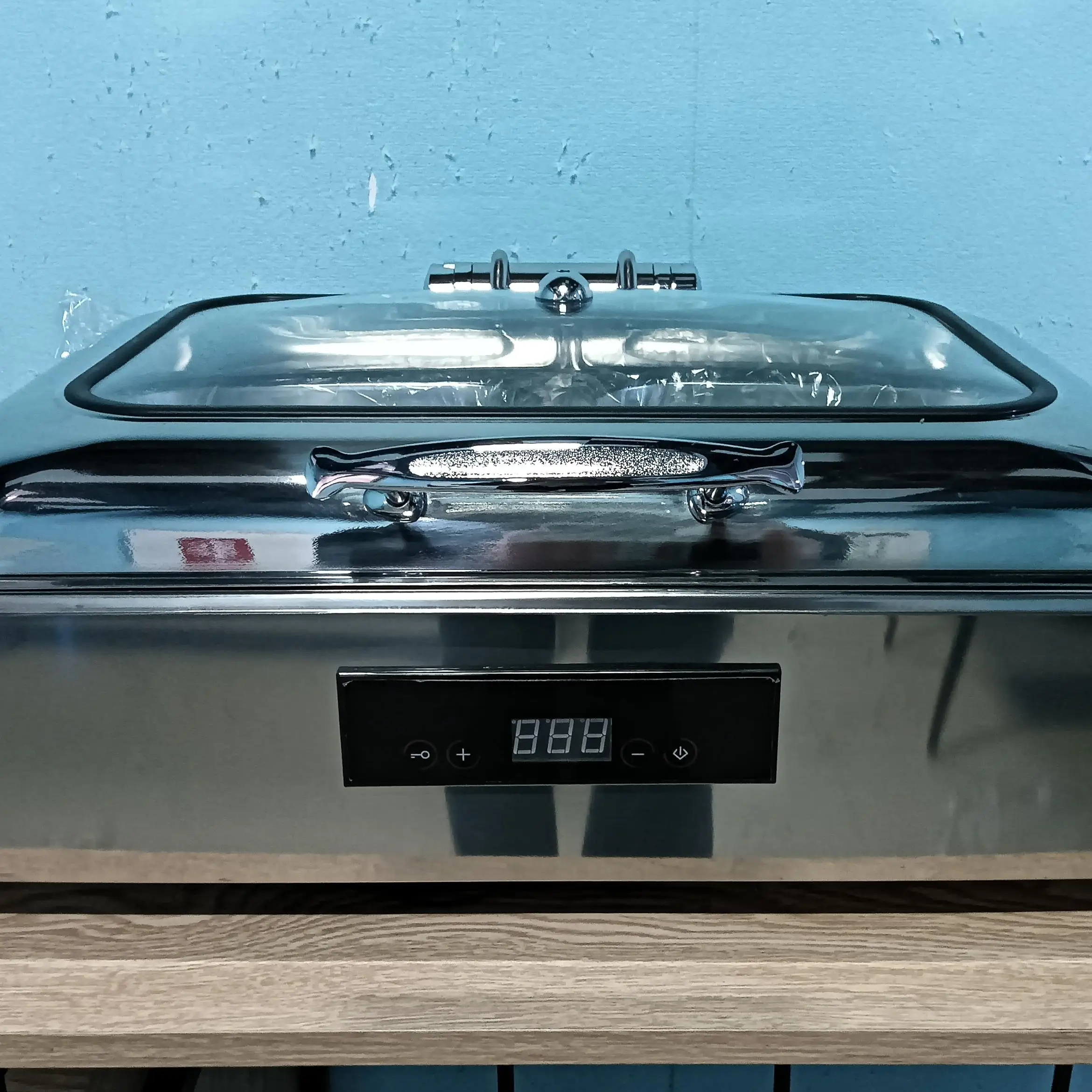 Chafing Dish 9L Capacity Smart Digital Temperature Control Silver Commercial Warmer Electric Heating Stainless Steel Rectangular
Chafing Dish 9L Capacity Smart Digital Temperature Control Silver Commercial Warmer Electric Heating Stainless Steel Rectangular
