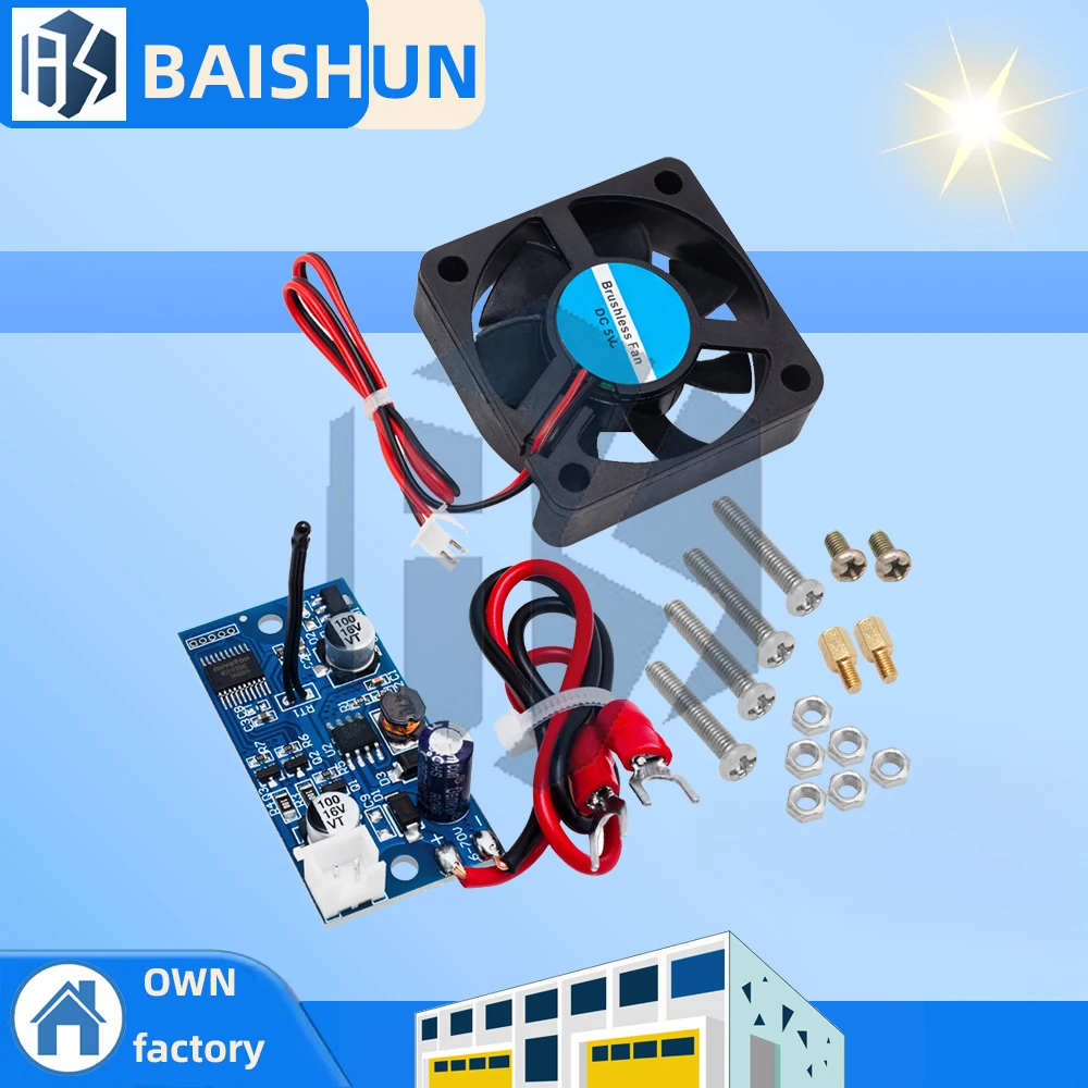 DC 6-70V Cooling fan Intelligent temperature control module Chassis cooling Motor Speed Controller For Computer PC
DC 6-70V Cooling fan Intelligent temperature control module Chassis cooling Motor Speed Controller For Computer PC