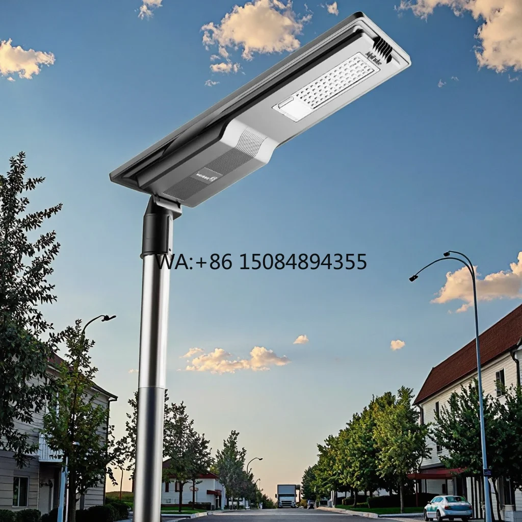 Outdoor Smart Sensor Pole Solar Street Lamp All in One Integrated Led Solar Power Street Light
Outdoor Smart Sensor Pole Solar Street Lamp All in One Integrated Led Solar Power Street Light