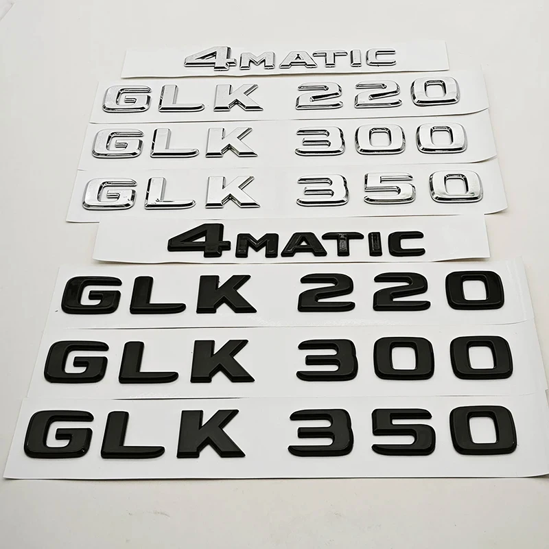 ABS Car Sticker Logo GLK220 GLK300 GLK350 Rear Trunk Letters Badge Emblem For Mercedes Benz GLK Series GLK220 GLK300 GLK350
ABS Car Sticker Logo GLK220 GLK300 GLK350 Rear Trunk Letters Badge Emblem For Mercedes Benz GLK Series GLK220 GLK300 GLK350