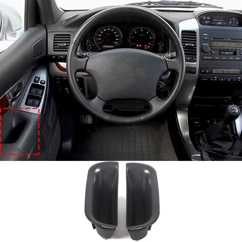 For Toyota Land Cruiser Prado FJ150 150 2003-2009 ABS Black Front Door Storage Box Car Accessories 
For Toyota Land Cruiser Prado FJ150 150 2003-2009 ABS Black Front Door Storage Box Car Accessories