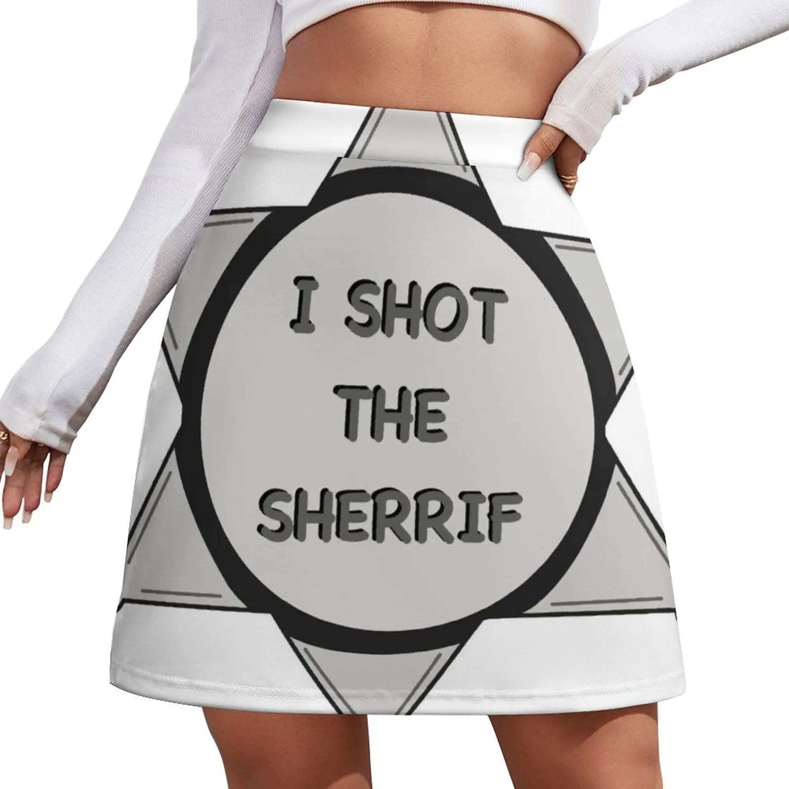 I Shot The Sherrif Badge Mini Skirt dress skirt for women women's skirts trend 2026 fairy core Mini Skirt
I Shot The Sherrif Badge Mini Skirt dress skirt for women women's skirts trend 2026 fairy core Mini Skirt
