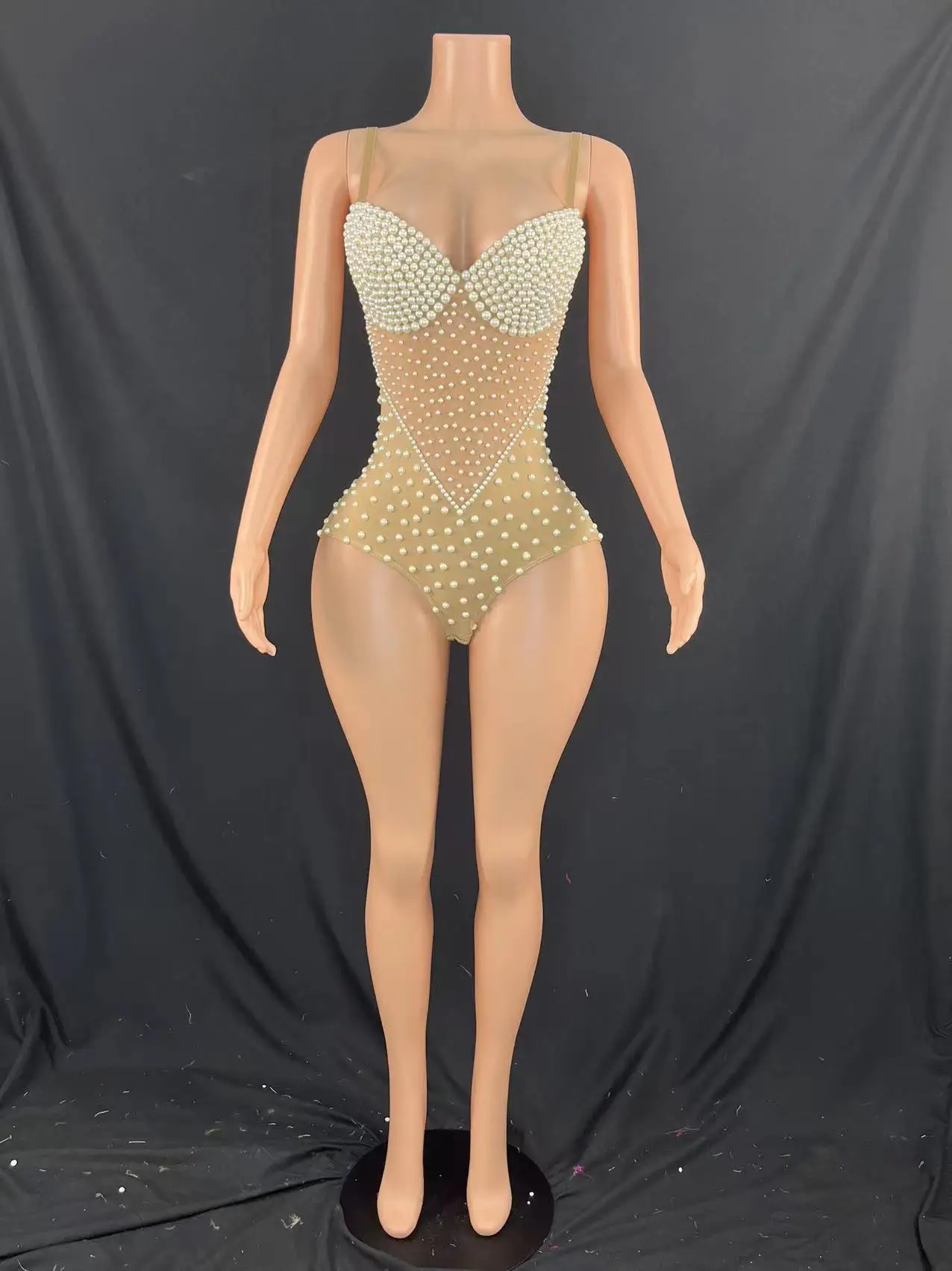 Sexy Jumpsuit Crystal Mesh TransparentWomen Bodvsuit Party Nightclub Dance StagePerformance Romper E012
Sexy Jumpsuit Crystal Mesh TransparentWomen Bodvsuit Party Nightclub Dance StagePerformance Romper E012