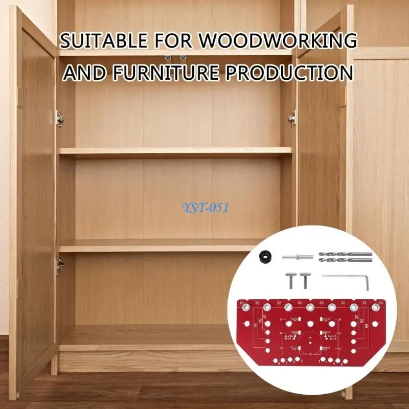 E15A Woodworking Hole Drilling Guide Locator 35mm Hinges Boring Jig with Fixture Aluminum Hole Opener Templates
E15A Woodworking Hole Drilling Guide Locator 35mm Hinges Boring Jig with Fixture Aluminum Hole Opener Templates