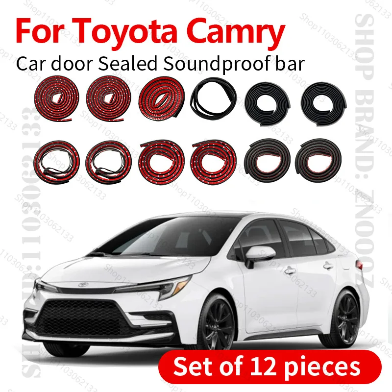 For 1982-2025 Toyota Camry Car Door Seal Strip Rubber Double Layer Sealing Protector Soundproof Dustproof Seal Strip 12PCS Set
For 1982-2025 Toyota Camry Car Door Seal Strip Rubber Double Layer Sealing Protector Soundproof Dustproof Seal Strip 12PCS Set